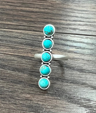 Bar Turquoise Ring