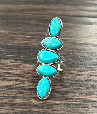 Downtown Dallas Turquoise Ring