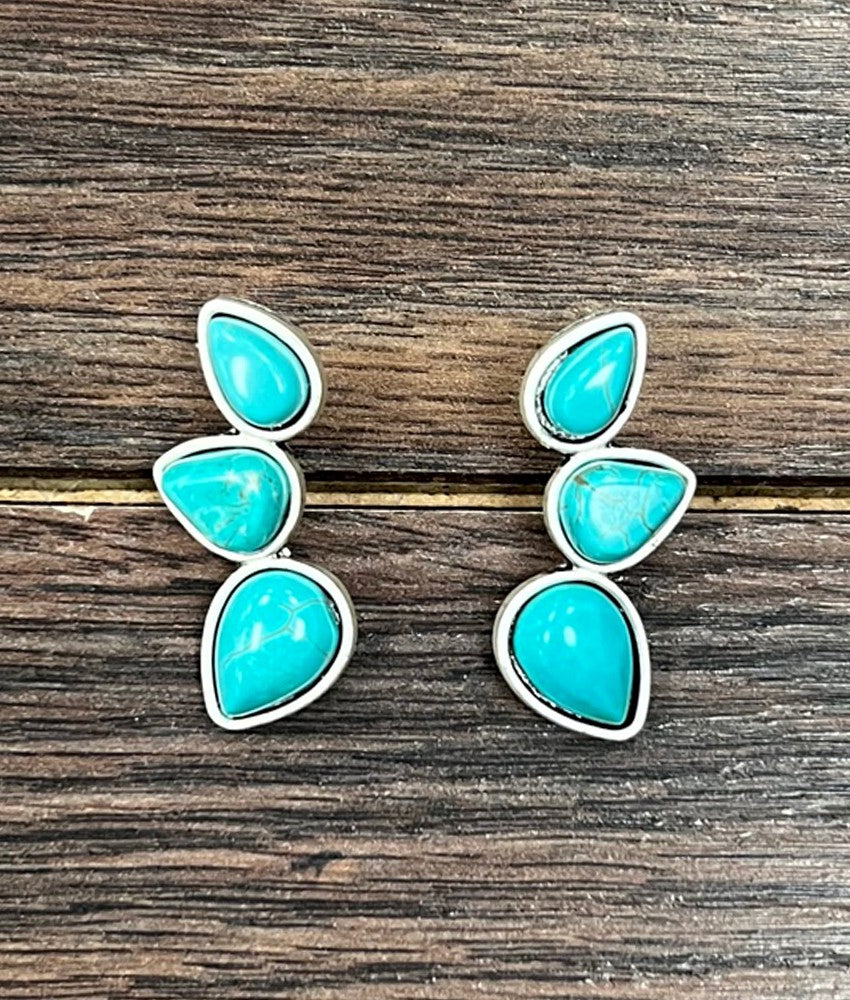 Turquoise Stud Earrings