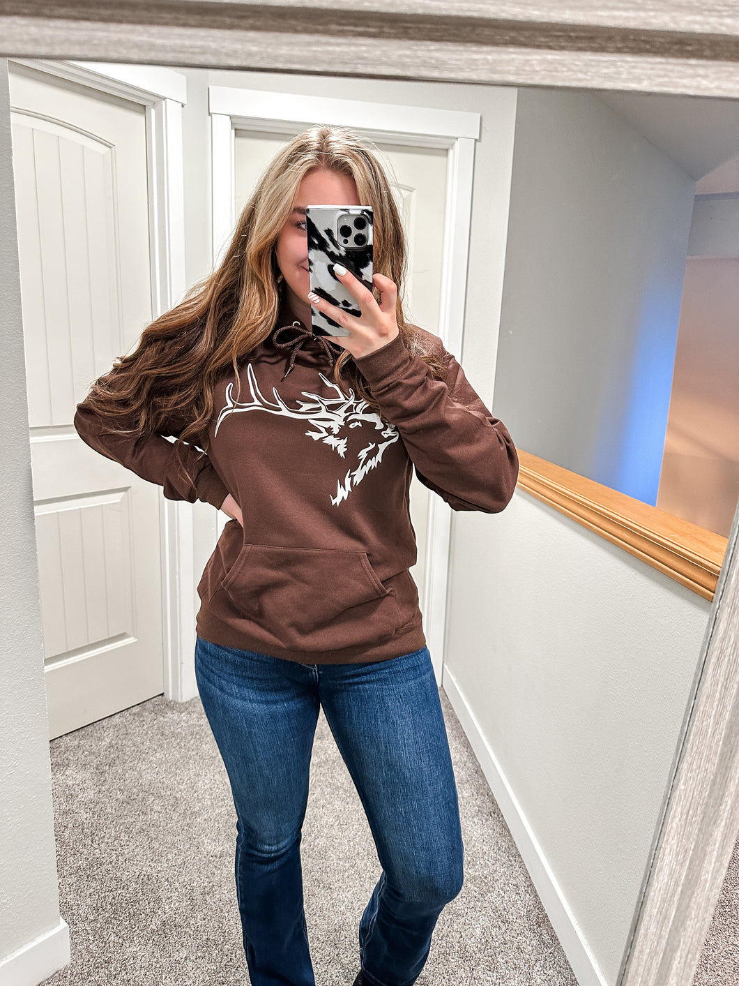 Chocolate Brown Bonfire Hoodie