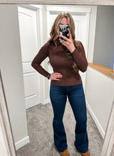 Load image into Gallery viewer, Brown Turtleneck Top