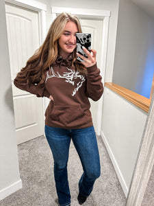 Chocolate Brown Bonfire Hoodie