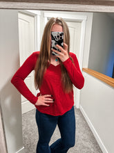 Load image into Gallery viewer, Holiday Red Long Sleeve