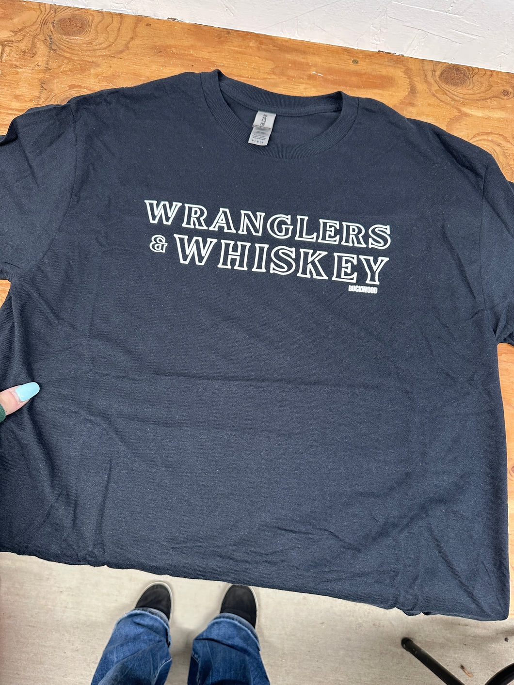 Wranglers & Whiskey Tee