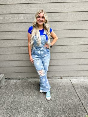 Denim Stars Overalls