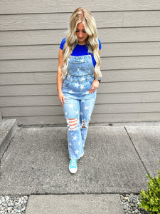 Denim Stars Overalls