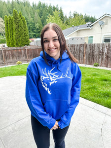 Royal Blue Bonfire Hoodie