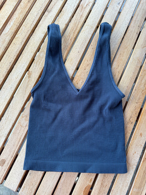Crop Tank Navy