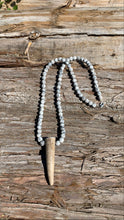 Load image into Gallery viewer, Antler Tip Necklace - Gray