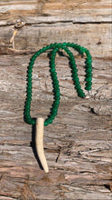 Load image into Gallery viewer, Antler Tip Necklace - Green