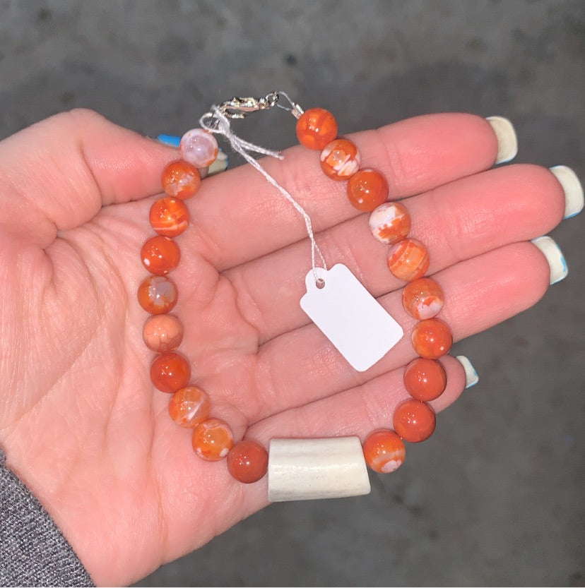 Antler Bracelet - Orange