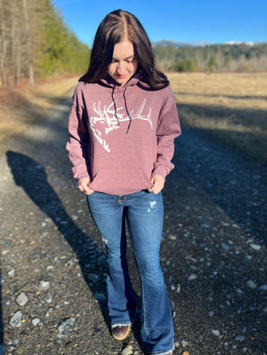 Bonfire Hoodie - Heather Maroon