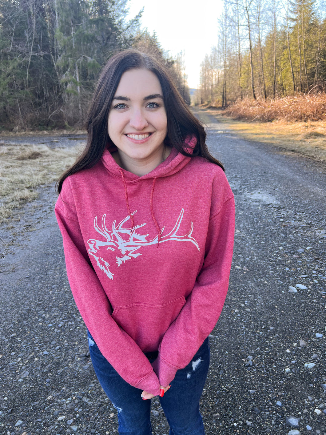 Bonfire Hoodie - Heather Red