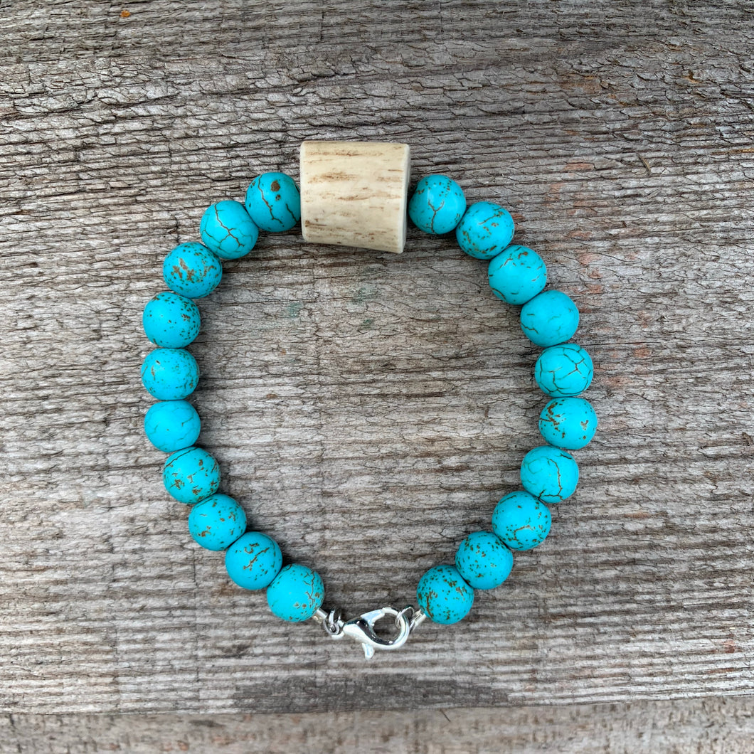 Antler Bracelet - Turquoise