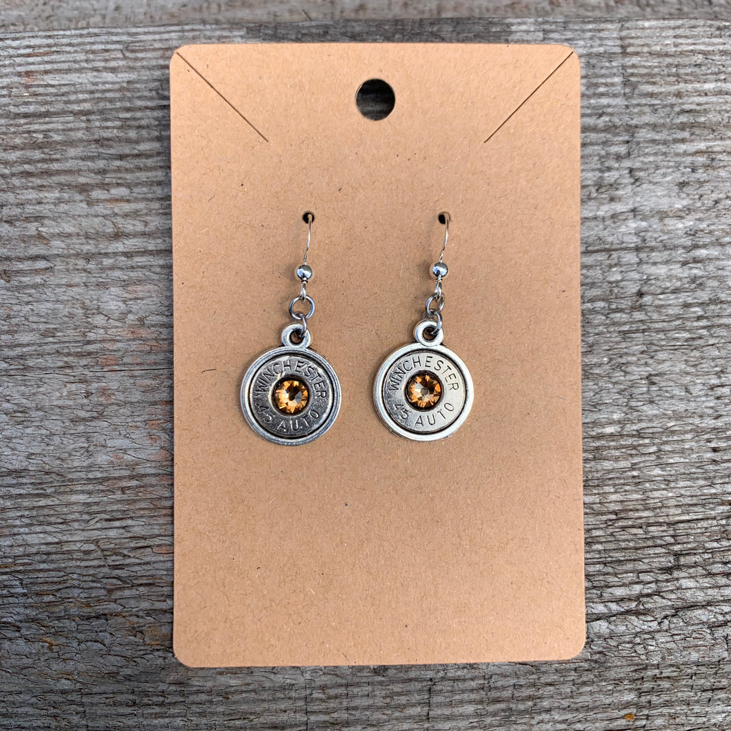 Bullet Earrings - Gold