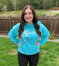 Load image into Gallery viewer, Bonfire Hoodie - Aqua