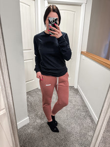 Mauve Brand Joggers