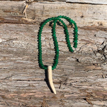 Load image into Gallery viewer, Antler Tip Necklace - Green