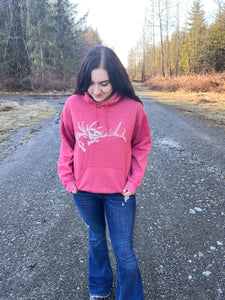 Bonfire Hoodie - Heather Red