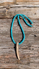 Load image into Gallery viewer, Antler Tip Necklace - Turquoise